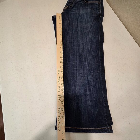 Lucky Brand Vintage Womens 6/28 Cropped Light Distressed Denim Jeans - Picture 11 of 11